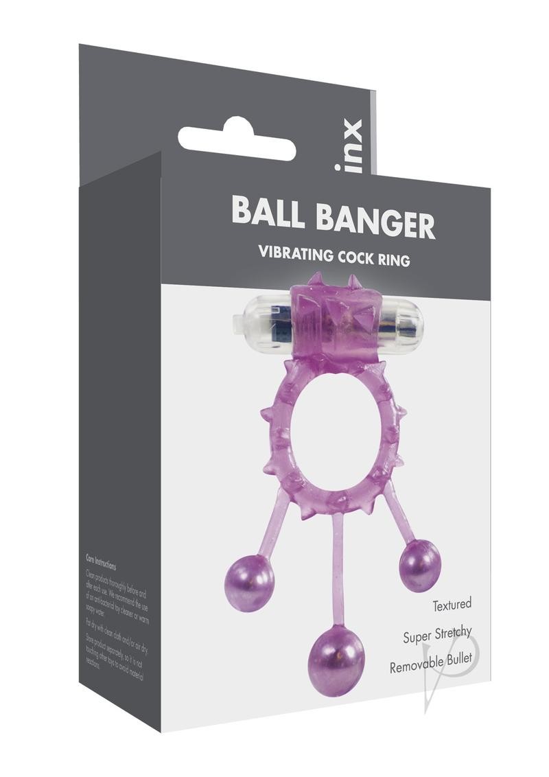 Linx Ball Banger Cock Ring Purple Os