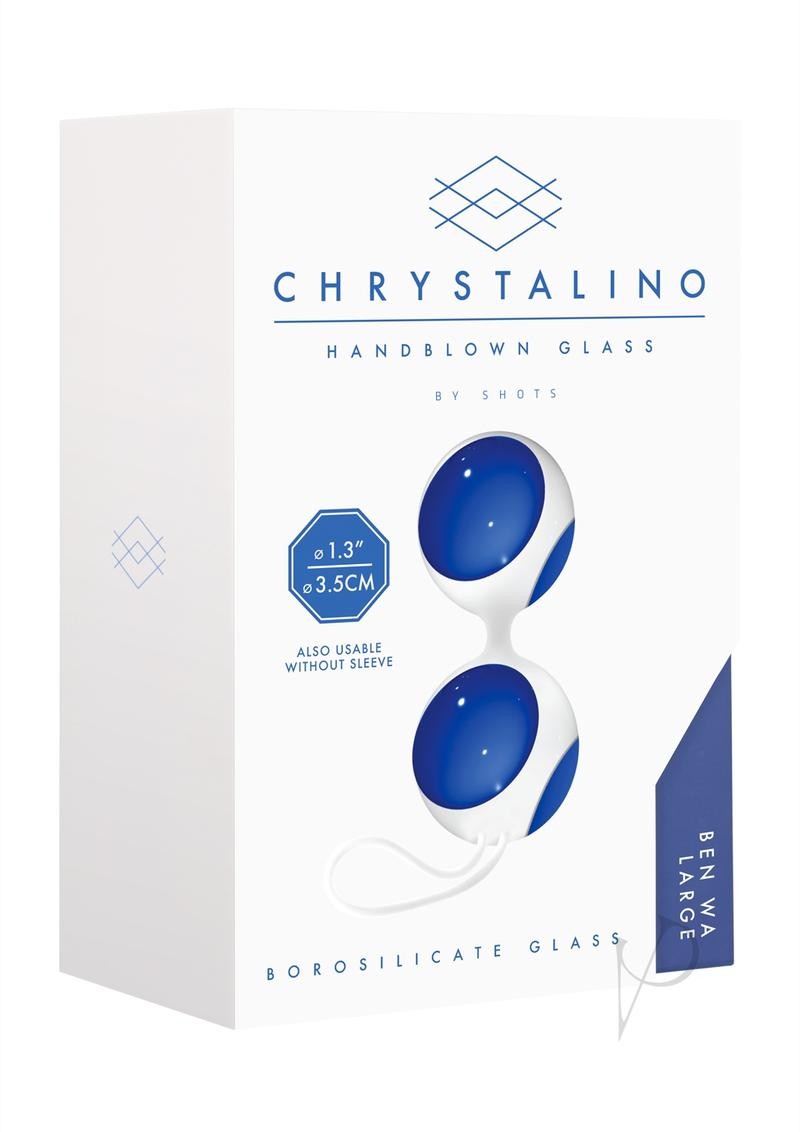 Chrystalino Ben Wa Large Blue