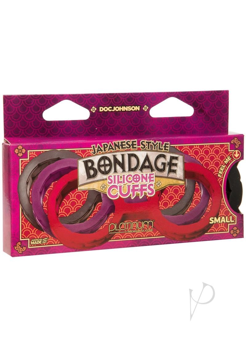 Japanese Bond Silicone Cuffs Sm Black