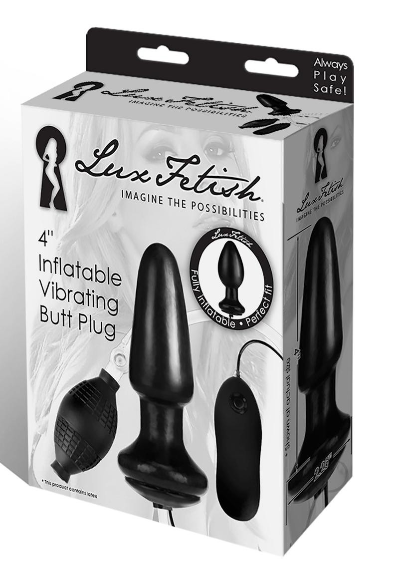 Lux F Inflatable Vibe Butt Plug 4