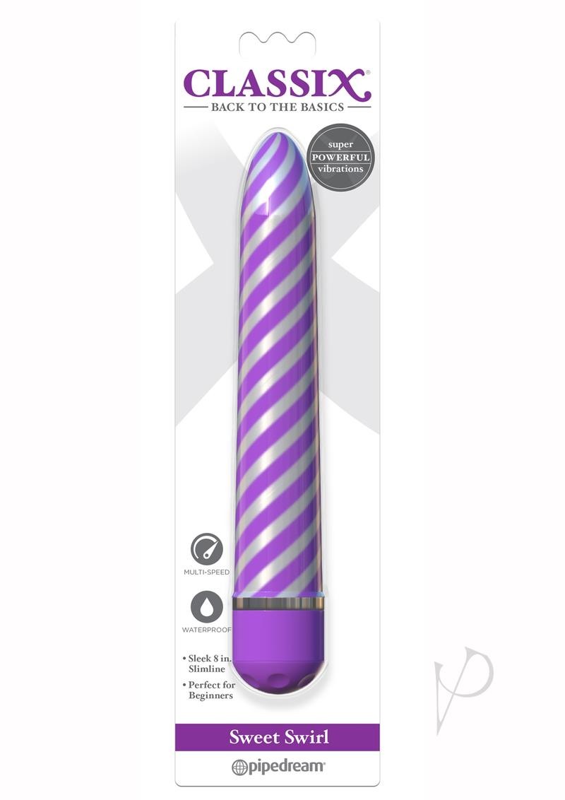 Sweet Swirl Vibrator Purple