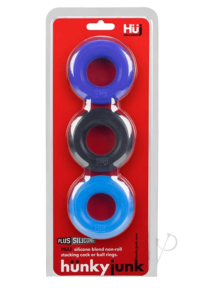 Huj3 3pk C-ring Blue Multi