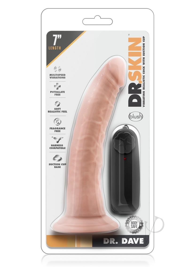 Dr Skin Dr Dave Vibe Cock W/suction Van