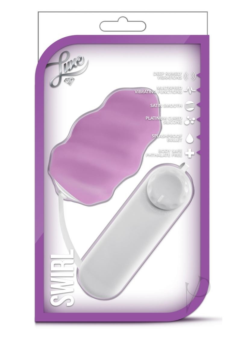 Luxe Swirl Bullet W/sleeve Purple