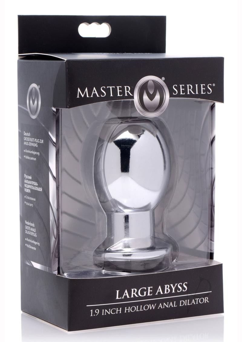 Ms Large Abyss Hollow Anal Plug Steel