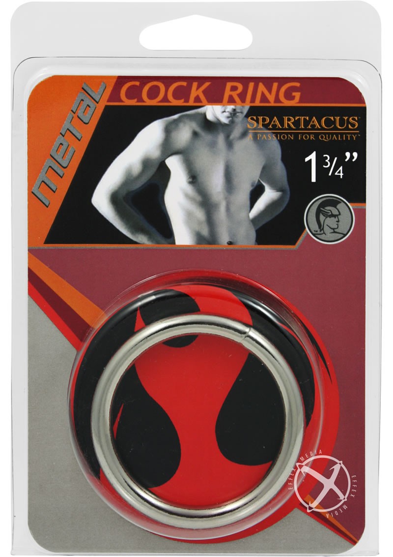 Metal Cock Ring 1.75 Inch Nickel