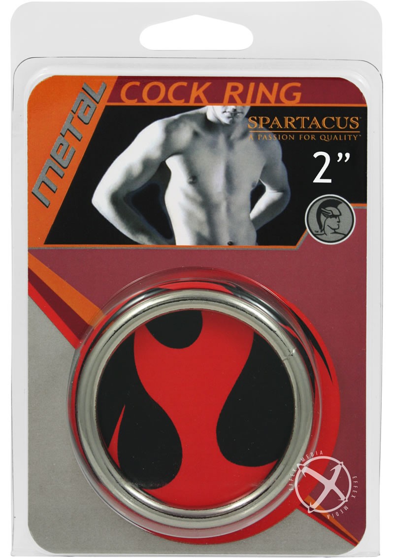 Metal Cock Ring 2 Inch Nickel