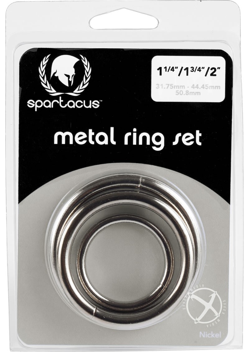 Nickel Cockring Set Silver