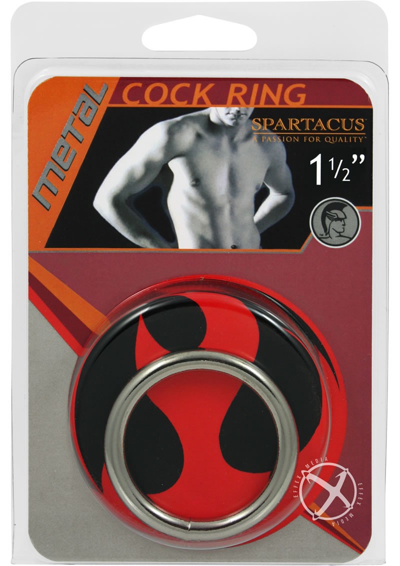 Metal Cock Ring 1.5 Inch Nickel