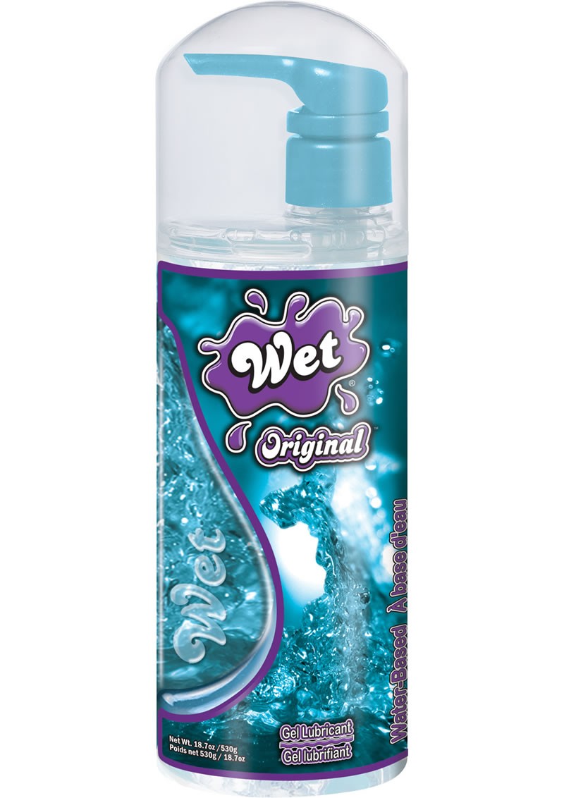Wet Original Water Based Gel Lubricant 18.7 Ounce