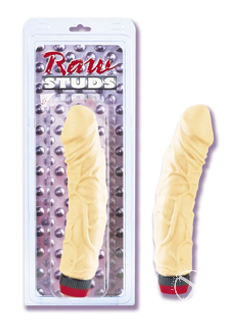 RAW STUDS SUPER VEINED VIBRATOR MULTISPEED 8 INCH
