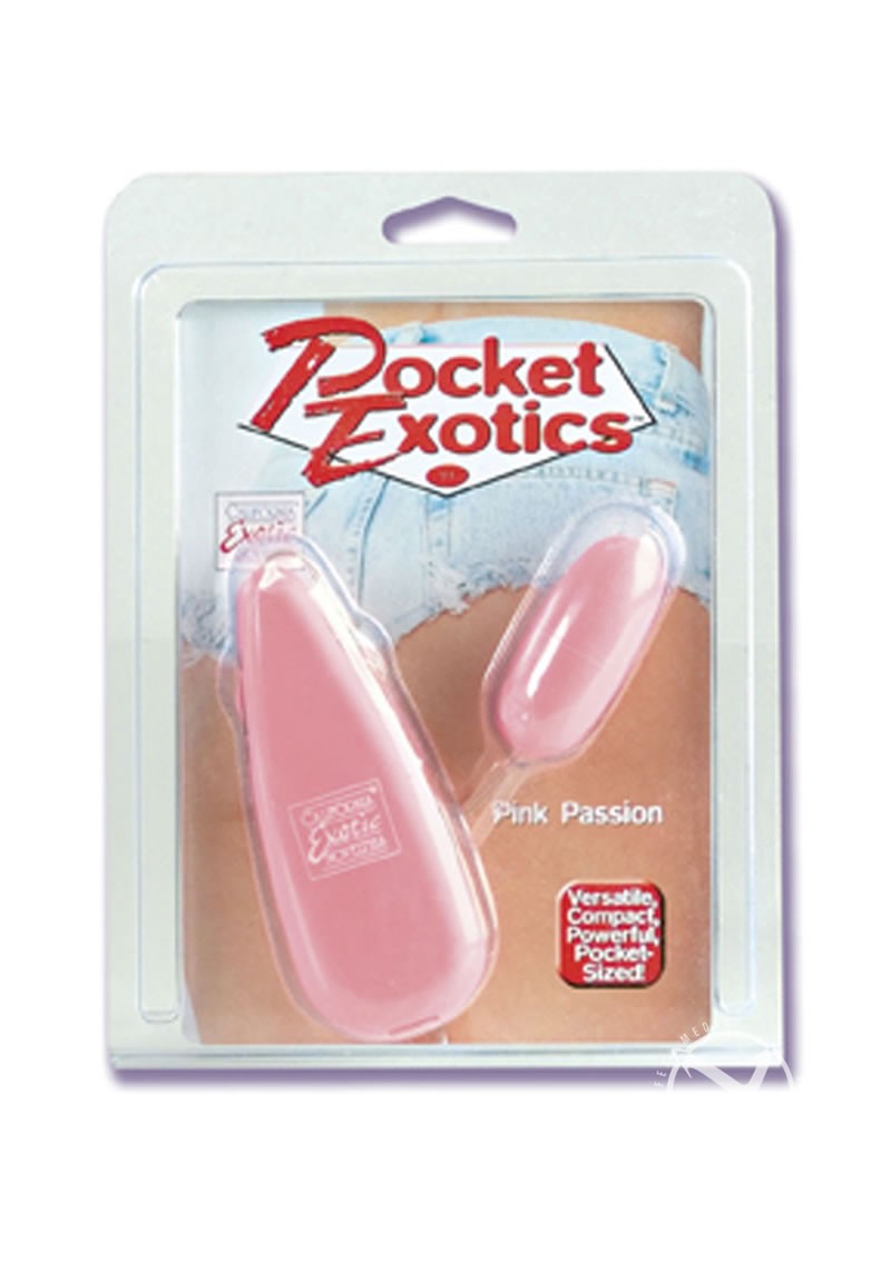 Pocket Exotics Pink Passion Bullet Multispeed 2.1 Inch Pink