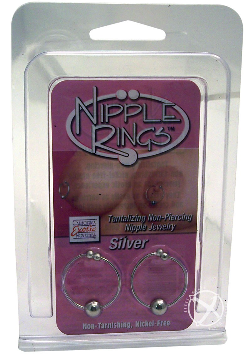 Nipple Rings Non Peircing Silver