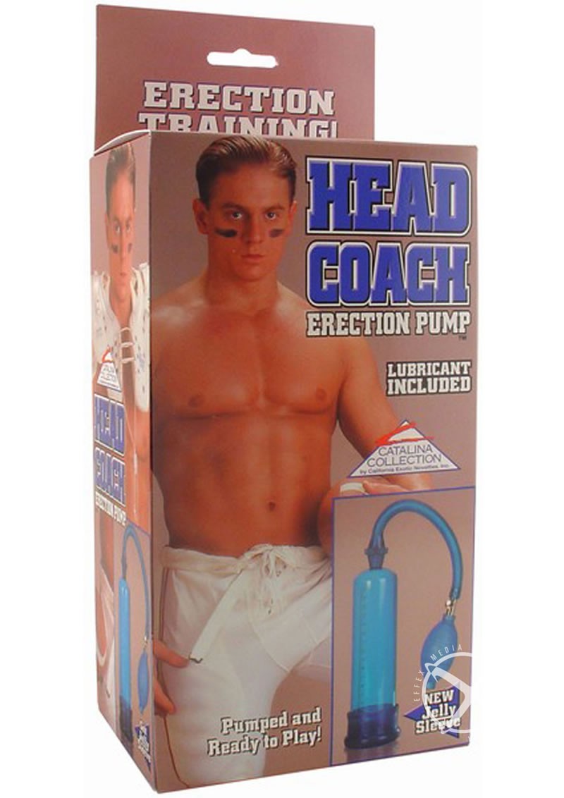 HEAD COACH ERECTION PUMP 7.5 INCH BLUE