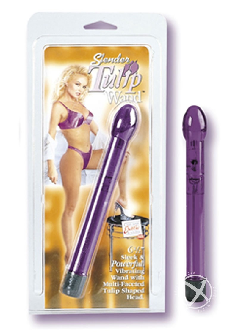 SLENDER TULIP WAND 6.75 INCH VIOLET