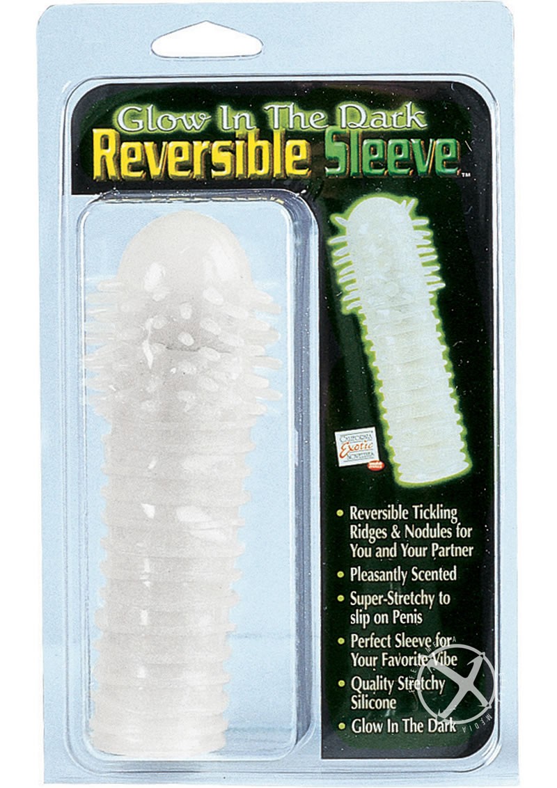 Glow in The Dark Reversible Sleeve 5.5 inch Clear