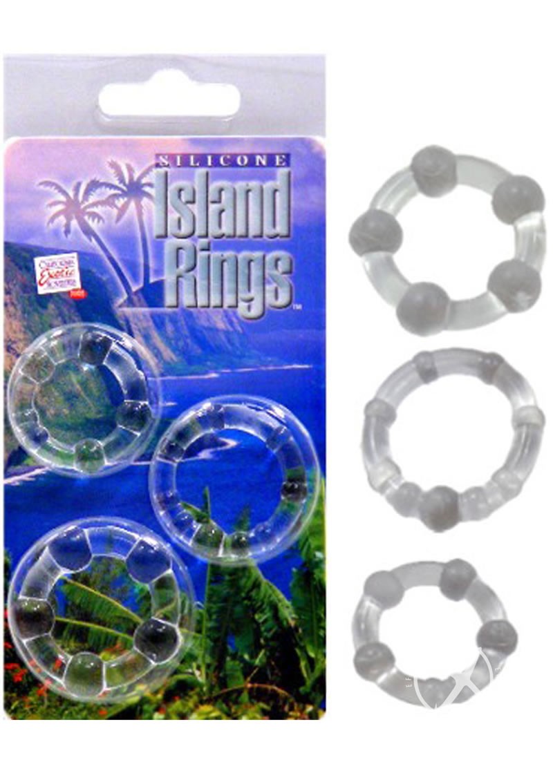 Sicone Island Rings 3 Sizes Clear                                                                  