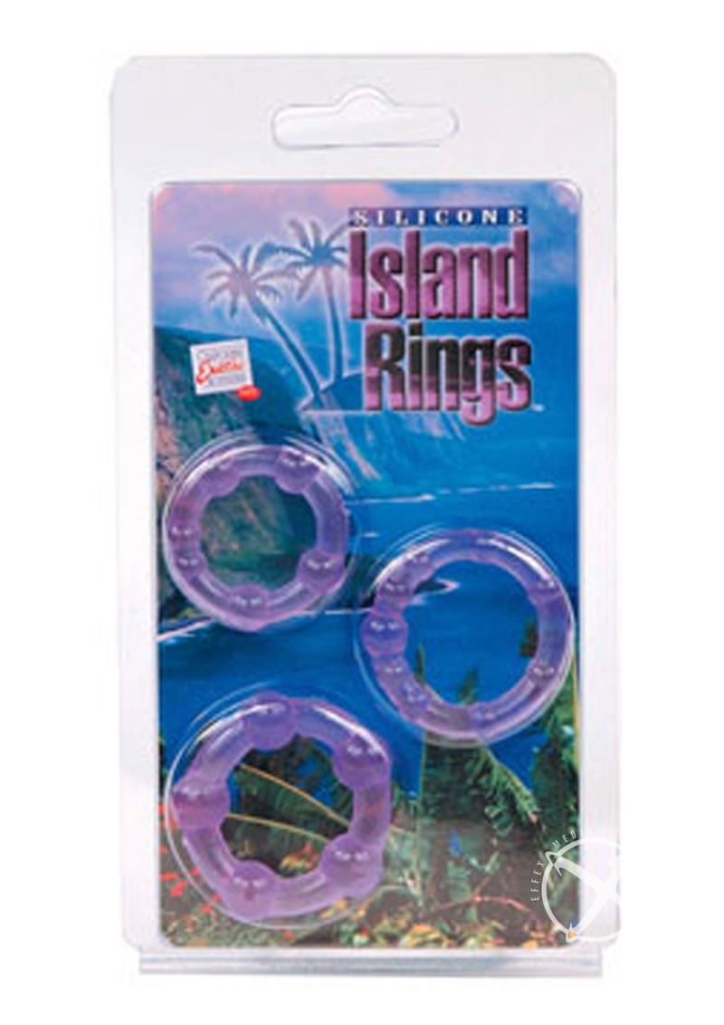 Sicone Island Rings 3 Sizes Purple                                                                 