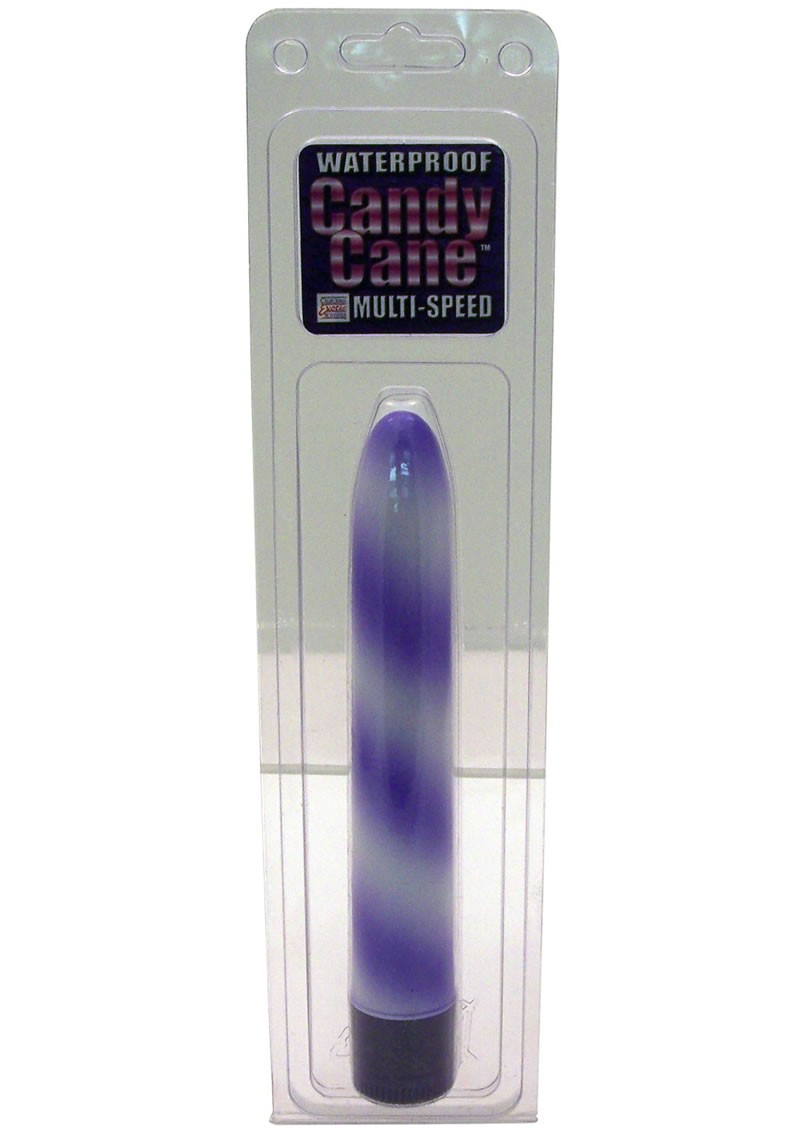 CANDY CANE 6 INCH WATERPROOF PURPLE