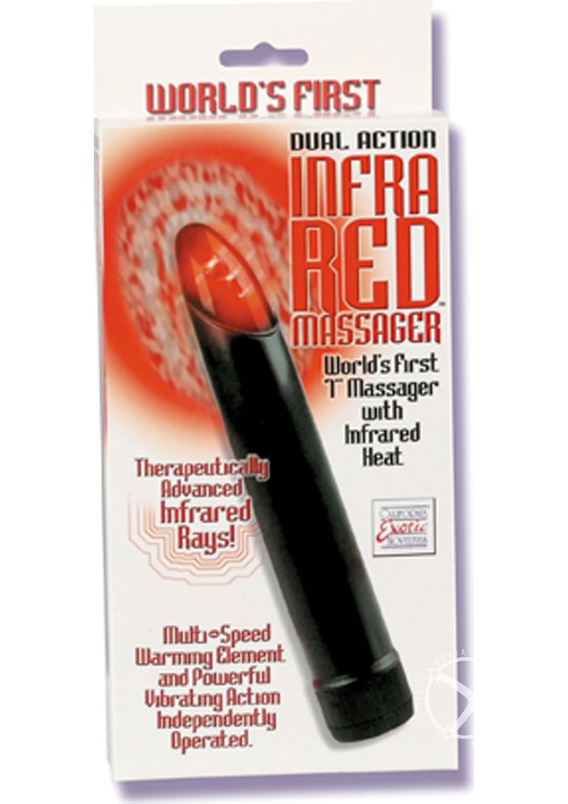 Dual Action Infared Massager Black