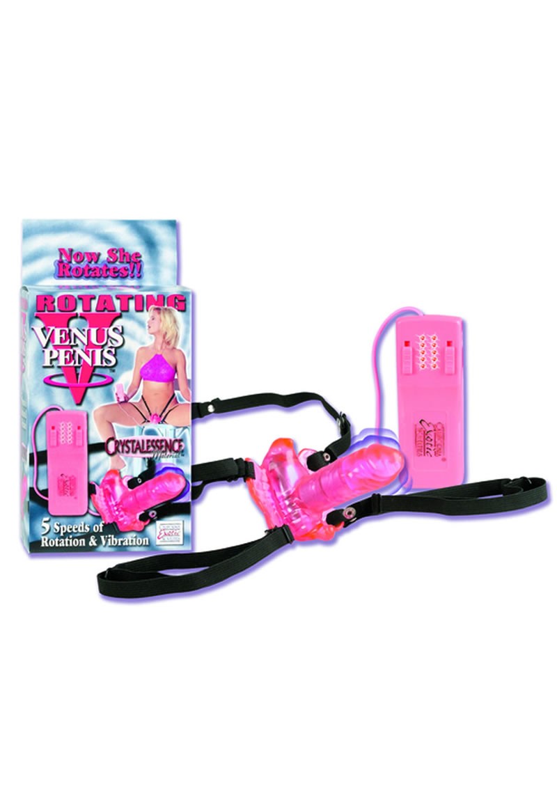 ROTATING VENUS PENIS 3.5 INCH PINK