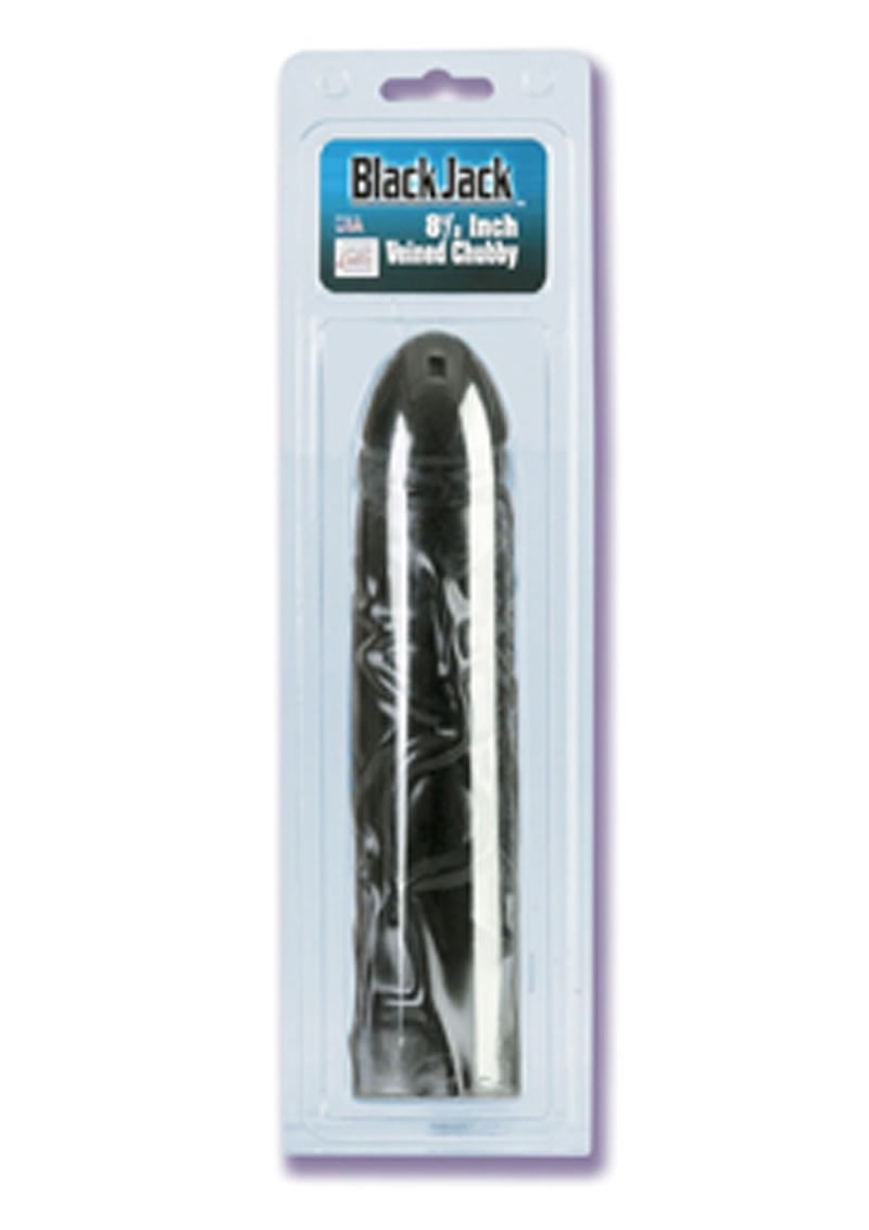 BLACK JACK VEINED CHUBBY 8.5 INCH BLACK