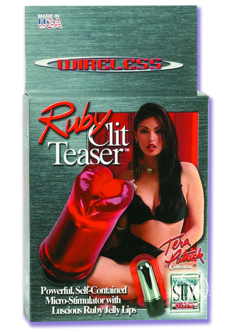 PUSSY PLEASER CLIT TEASER WITH REMOVABLE BULLET RED