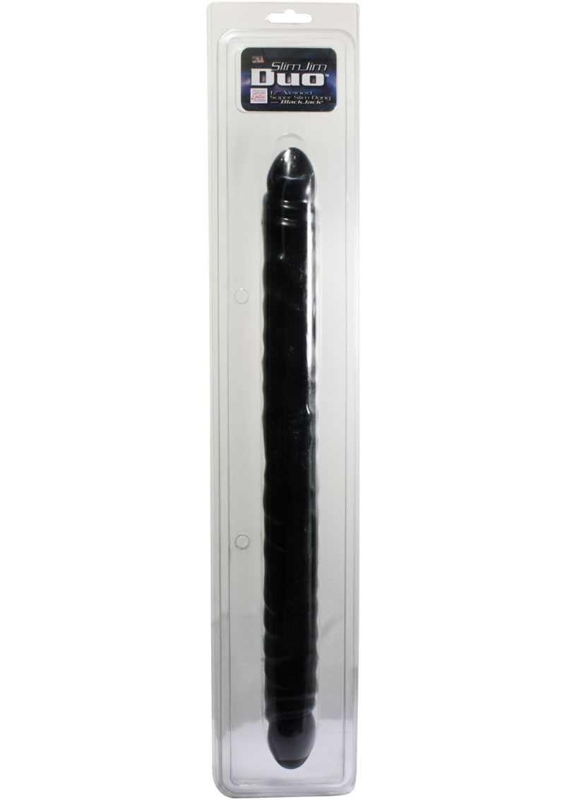 Slim Jim Duo Double Dong 17 Inch Black