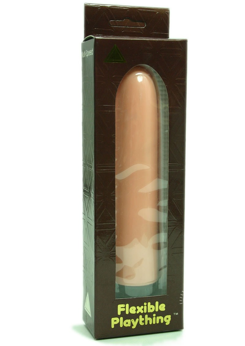 FLEXIBLE PLAYTHING 7 INCH VIBRATOR FLESH