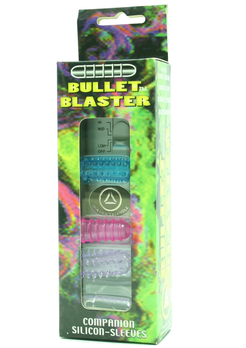 Bullet Blaster w/ Remote & 4 Assorted Colored Sleeves