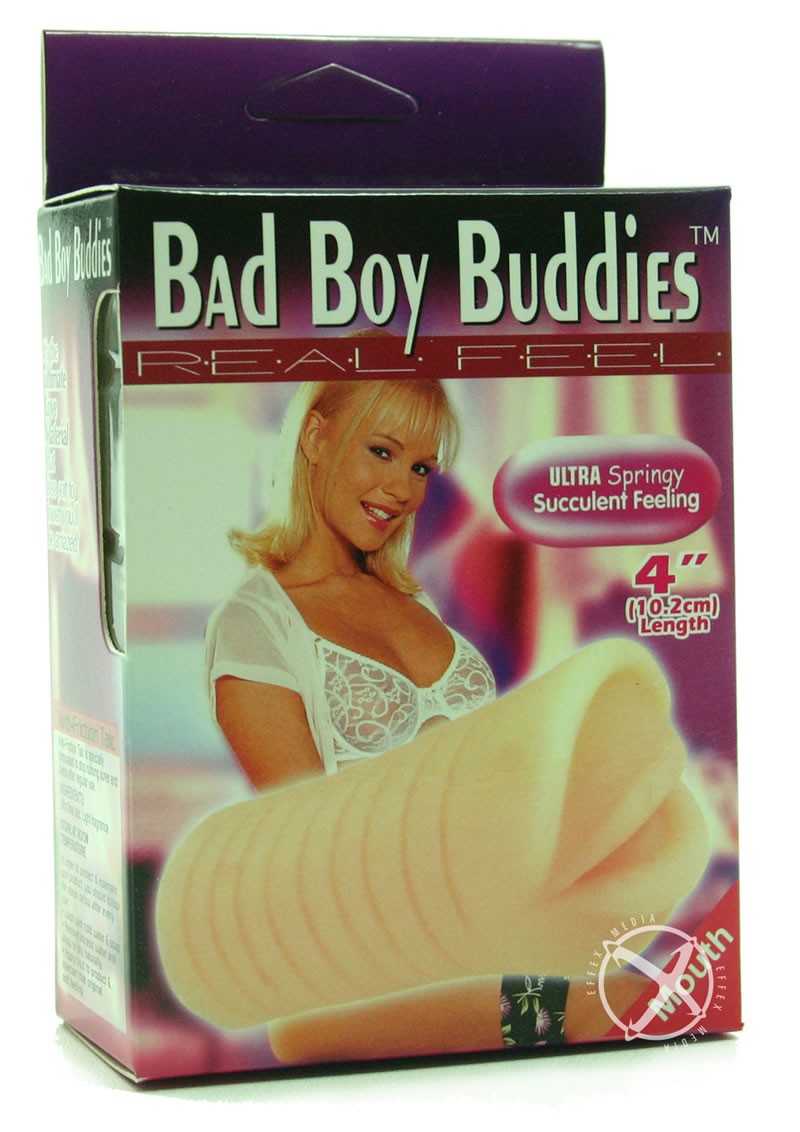 BAD BOY BUDDIES REAL FEEL MOUTH 4 INCH FLESH