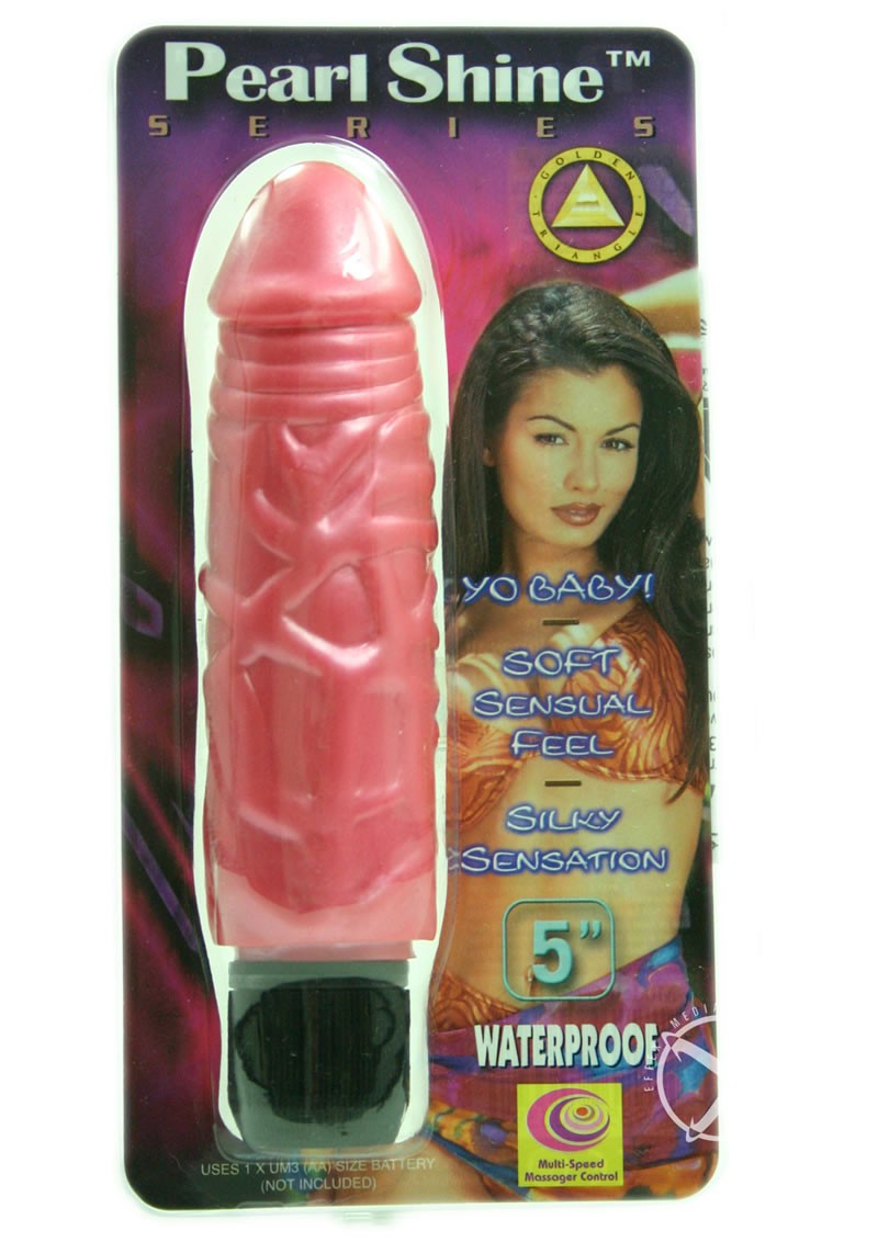PEARL SHINE PETER 5 INCH VIBRATOR PINK WATERPROOF