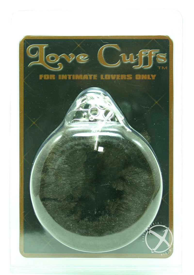 FURRY LOVE CUFFS BROWN                                                                             