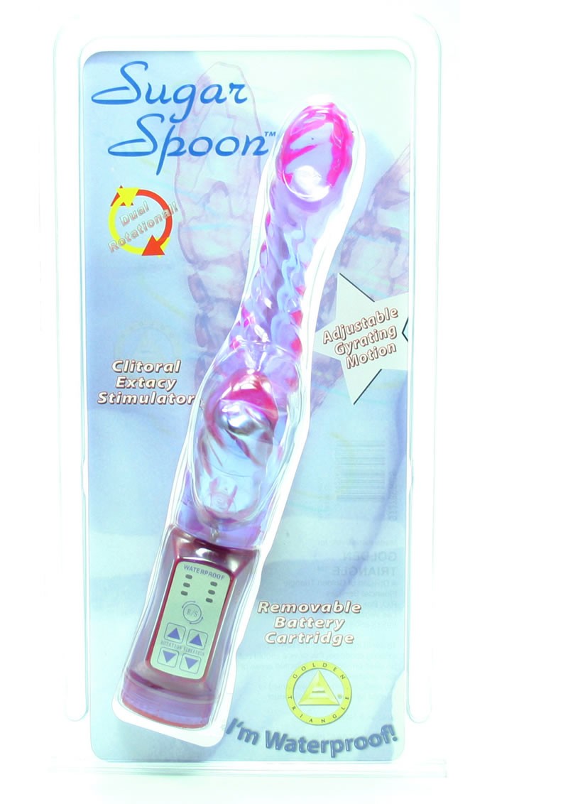 SUGAR SPOON 5.5 INCH VIBRATOR PURPLE WATERPROOF