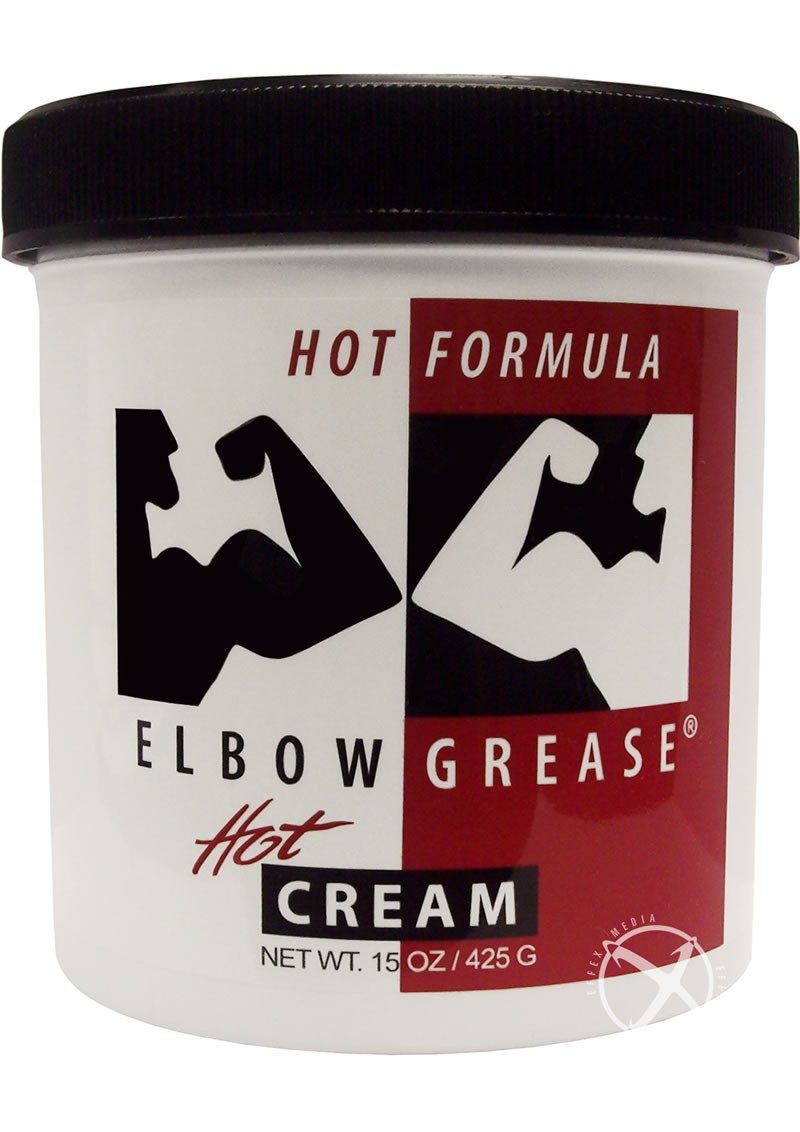 Elbow Grease Hot Formula Hot Cream Lubricant 15 Ounce