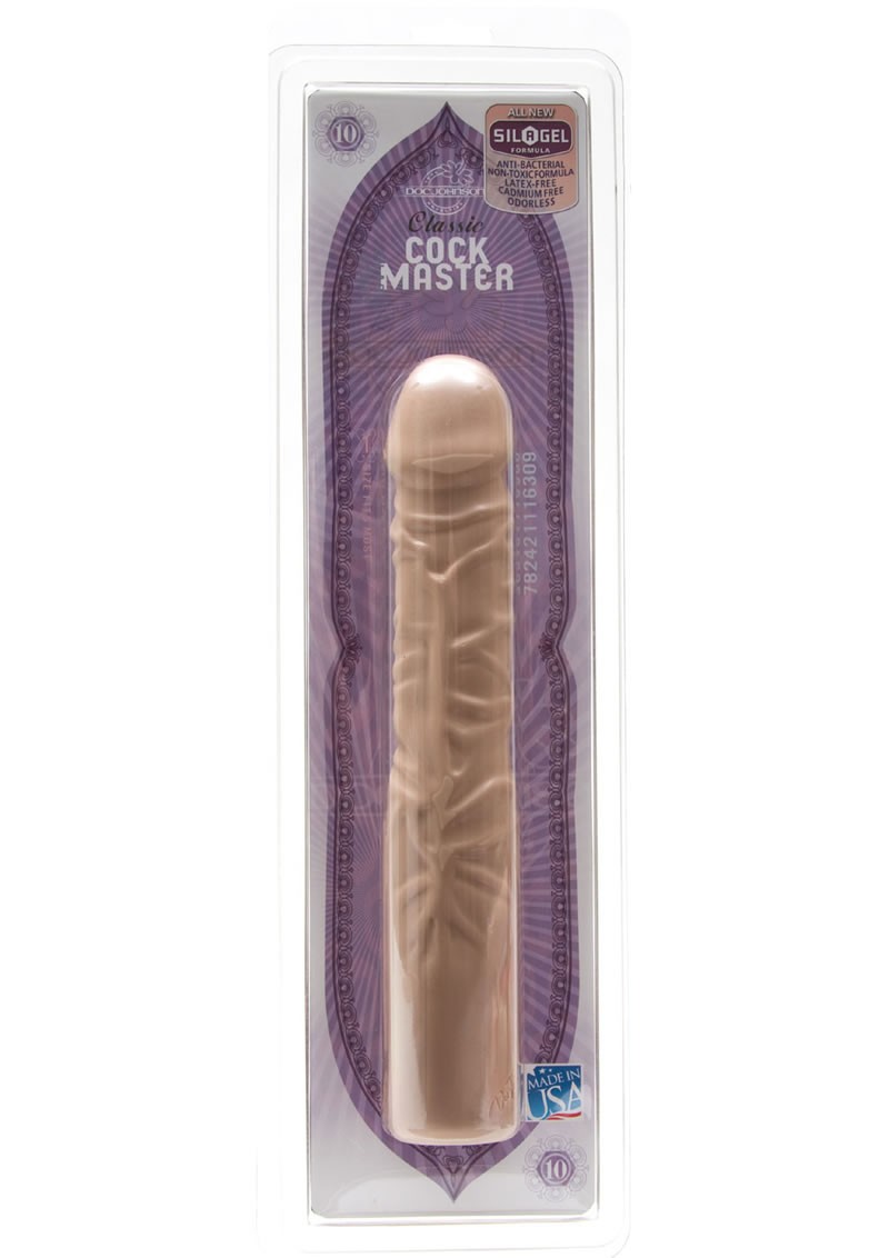 Classic Cock Master  Sil-A-Gel Penis Extension 10 Inch Flesh
