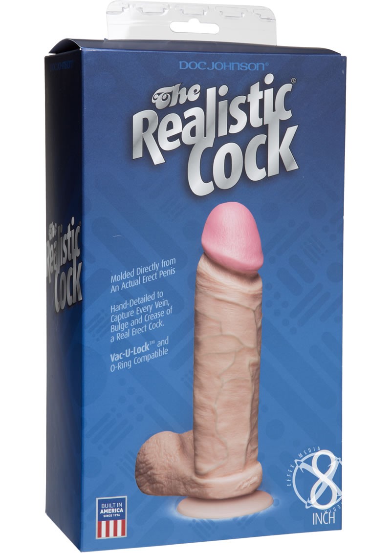 The Realistic Cock 8 Inch Flesh