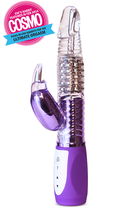 Blush Novelties Luxe Rabbit Vibrator Waterproof Purple