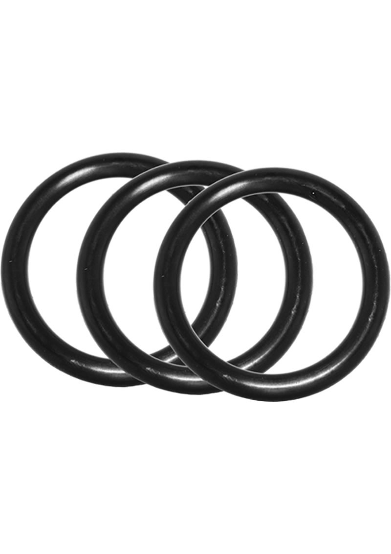 Blush Performance VS1 Cockrings Black 3 Pack Black