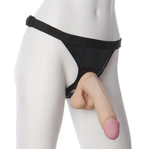 Doc Johnson Vac U Lock Ultra Harness 2 w/ 8 Inch UR3 Cock Dildo