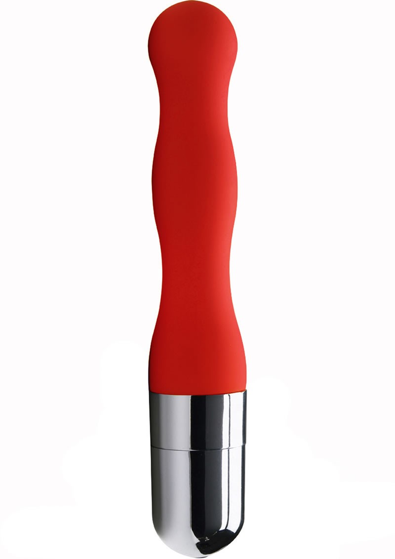 OhMiBod Naughtibod Vibrator 5.5 Inch Cherry