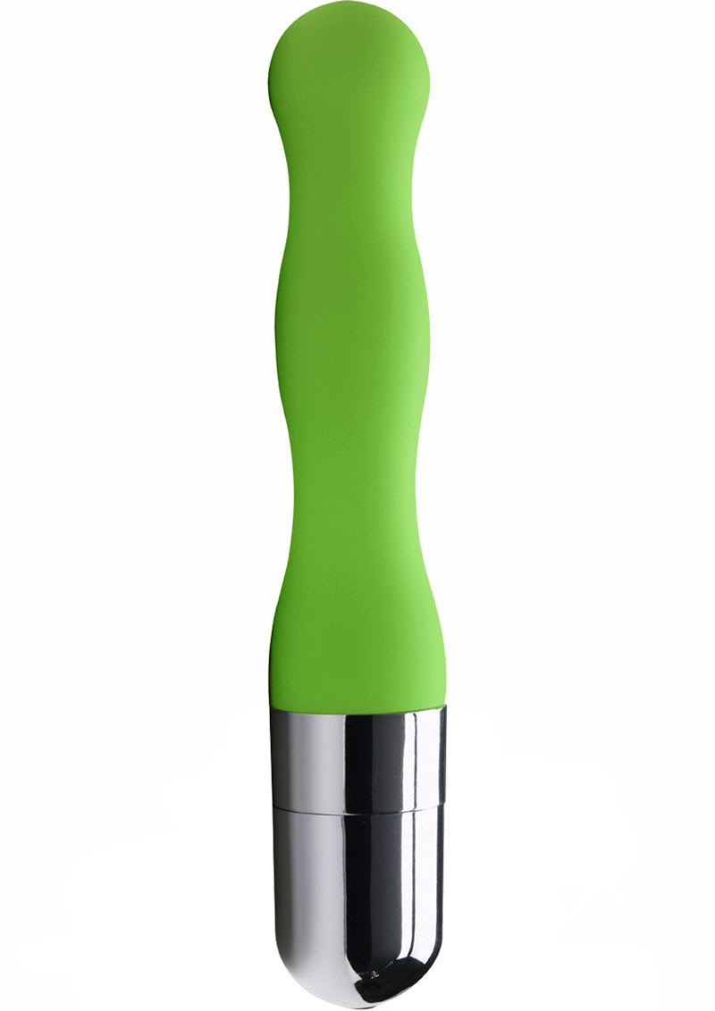 OhMiBod Naughtibod Vibrator 5.5 Inch Green Apple