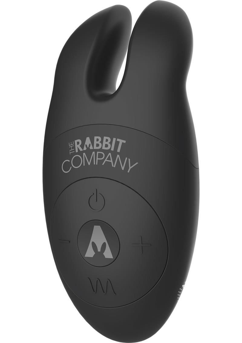 Rabbit Co The Lay On Silicone Rabbit Vibrator Black