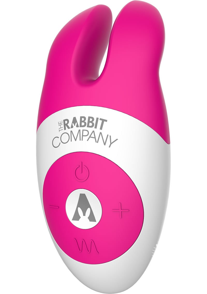 Rabbit Co The Lay On Silicone Rabbit Vibrator Hot Pink
