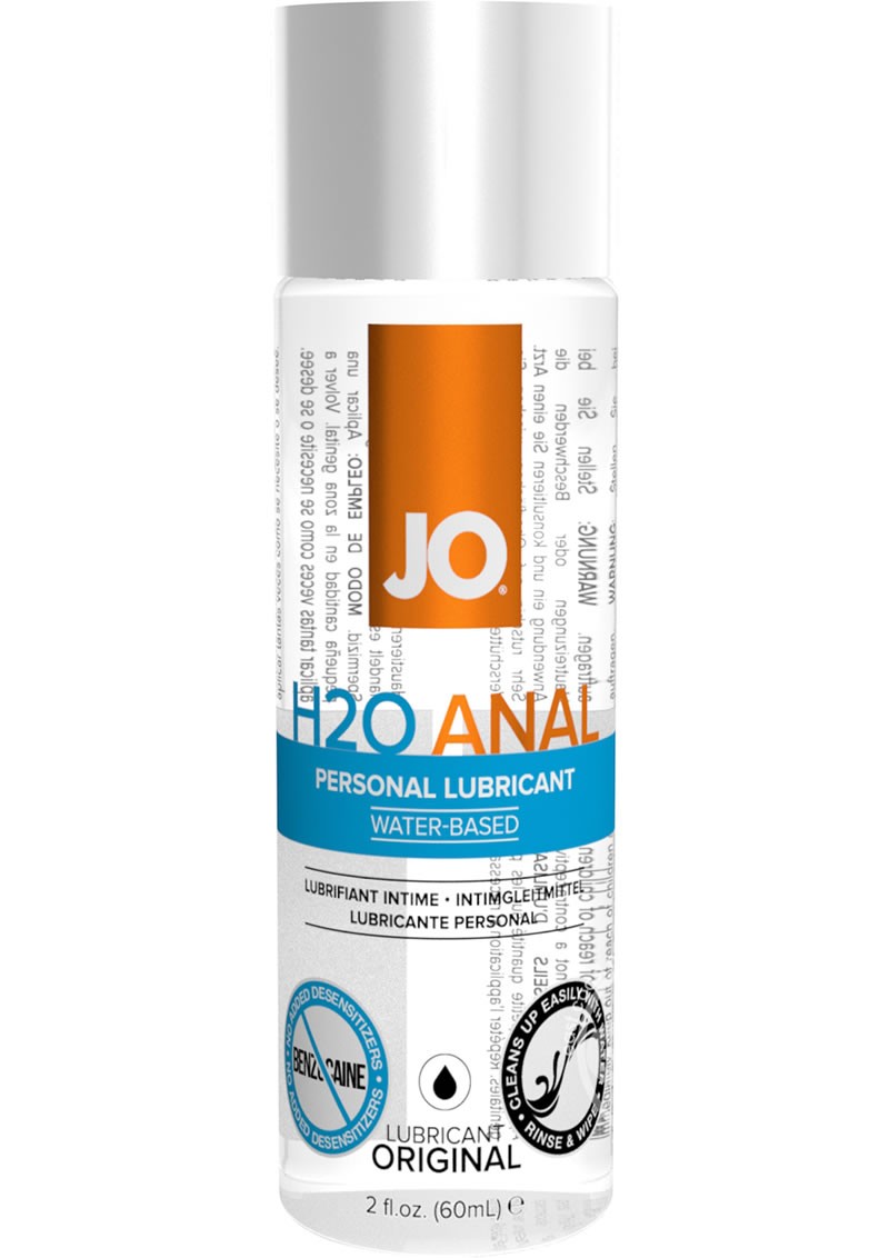 System Jo H2O Anal Water Based Lubricant 2 Ounce