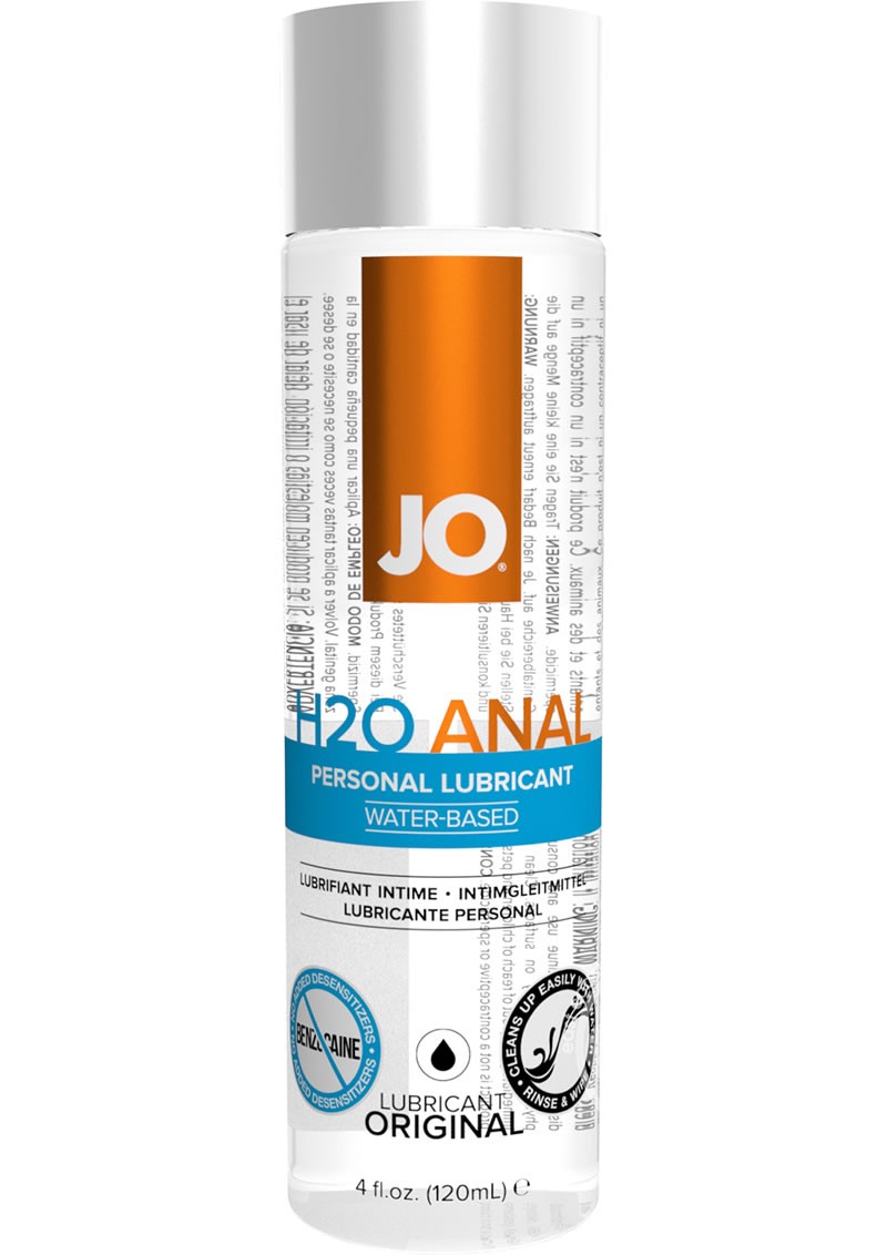 System Jo H2O Anal Water Based Lubricant 4 Ounce