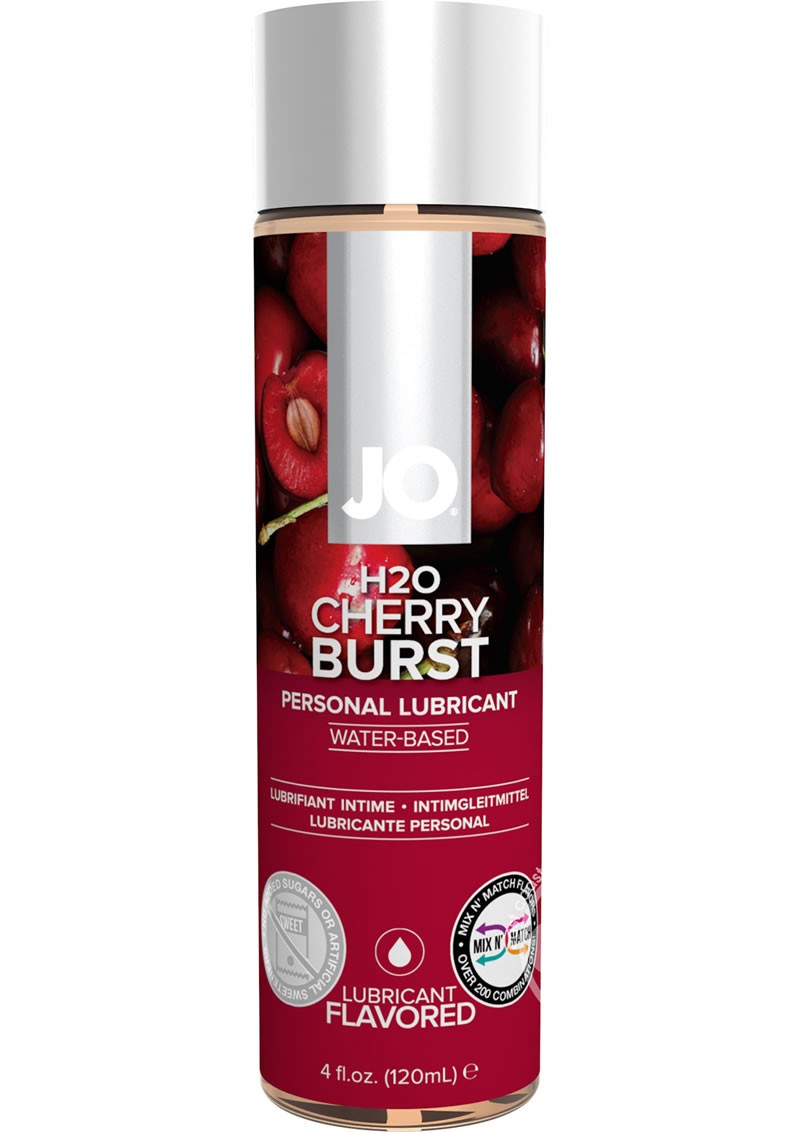 System Jo H2O Flavored Lubricant Cherry Burst 4 Ounce