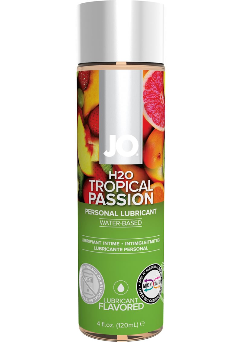 System Jo H2O Flavored Lubricant Tropical Passion 4 Ounce