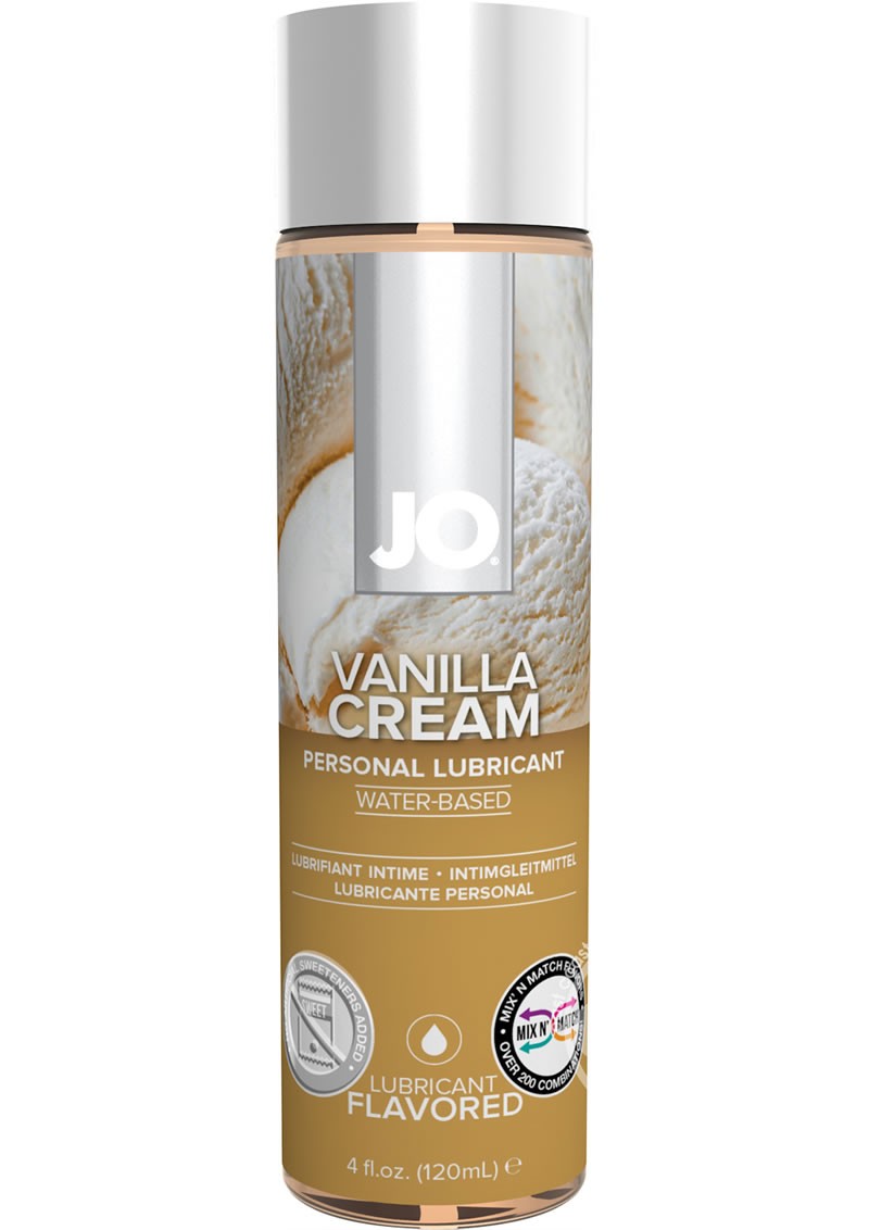 System Jo H2O Flavored Lubricant Vanilla Cream 4 Ounce
