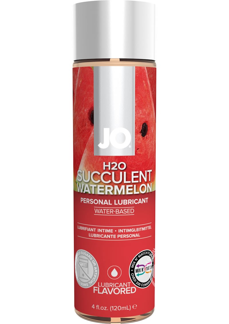 System Jo H2O Flavored Lubricant Watermelon 4 Ounce